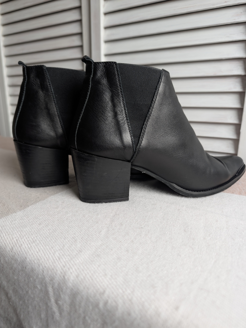 Italian Leather Ankle Boots | Black | Made in Italy